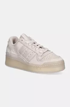 Замшевые кроссовки Forum Bold Stripes W Adidas Originals, оранжевый