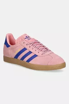 Замшевые кроссовки Gazelle Adidas Originals, розовый