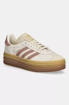 Замшевые кроссовки Gazelle Bold Adidas Originals, бежевый