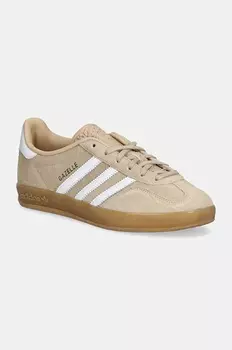 Замшевые кроссовки Gazelle Indoor Adidas Originals, бежевый