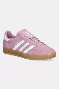 Замшевые кроссовки Gazelle Indoor Adidas Originals, фиолетовый