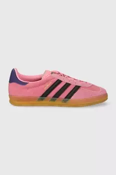 Замшевые кроссовки Gazelle Indoor Adidas Originals, розовый
