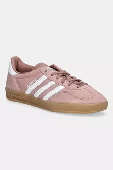 Замшевые кроссовки Gazelle Indoor Adidas Originals, розовый