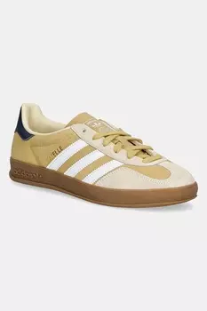Замшевые кроссовки Gazelle Indoor Adidas Originals, желтый