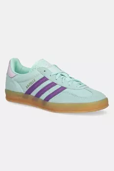 Замшевые кроссовки Gazelle Indoor W Adidas Originals, бирюзовый