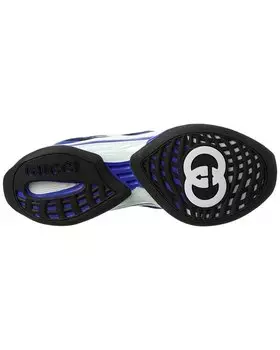 Замшевые кроссовки Gucci Run, синий