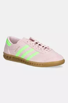 Замшевые кроссовки Hamburg W Adidas Originals, розовый