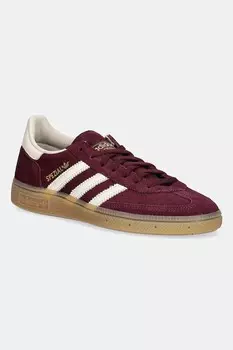 Замшевые кроссовки Handball Spezial Adidas Originals, бордовый