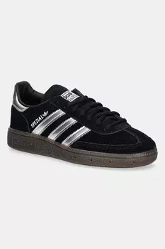 Замшевые кроссовки Handball Spezial Adidas Originals, черный
