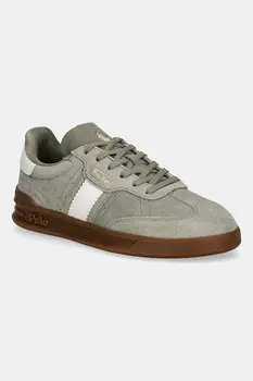 Замшевые кроссовки Htr Aera Polo Ralph Lauren, зеленый