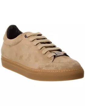 Замшевые кроссовки ISAIA, коричневый