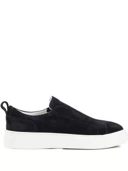 Замшевые кроссовки Kiton, синий