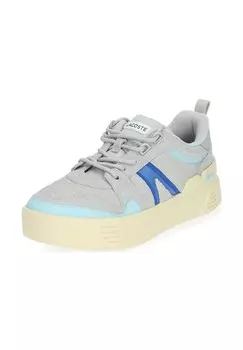 Замшевые кроссовки LACOSTE, цвет Grau/blau