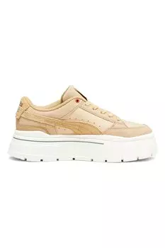 Замшевые кроссовки Mayze Stack Puma, бежевый