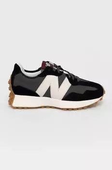Замшевые кроссовки New Balance, черный
