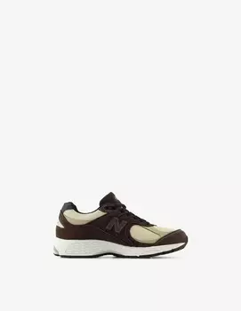 Замшевые кроссовки New Balance, коричневый