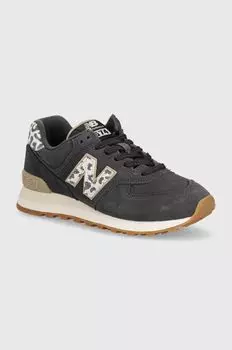 Замшевые кроссовки New Balance, серый