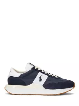 Замшевые кроссовки Polo Ralph Lauren Train 89, темно-синие