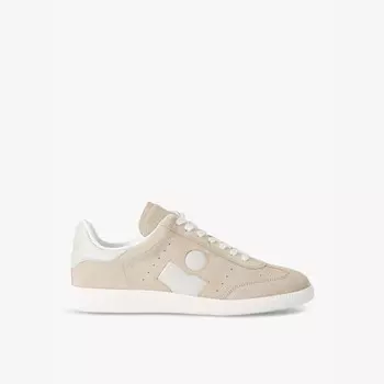 Замшевые кроссовки с логотипом Bryce Isabel Marant, бежевый