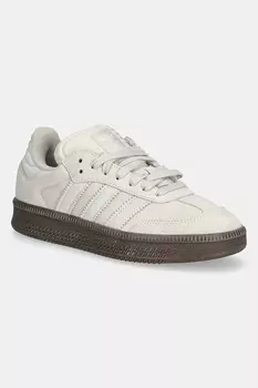 Замшевые кроссовки Samba XLG Adidas Originals, бежевый