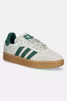 Замшевые кроссовки Samba XLG Adidas Originals, бежевый