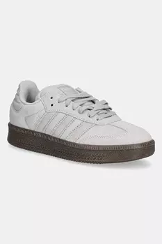 Замшевые кроссовки Samba XLG Adidas Originals, серый