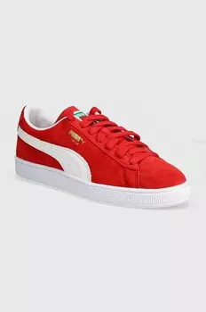 Замшевые кроссовки Suede Classic Puma, красный