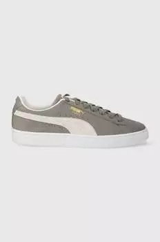 Замшевые кроссовки Suede Classic Puma, серый