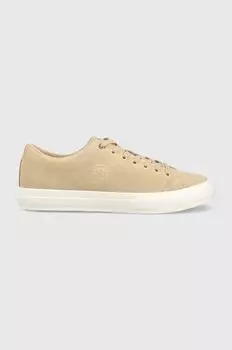 Замшевые кроссовки TH HI VULC STREET LOW Tommy Hilfiger, бежевый