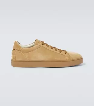 Замшевые кроссовки Tod'S, бежевый