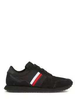 Замшевые кроссовки Tommy Hilfiger Runner Evo, черные
