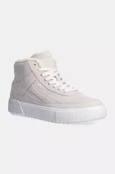 Замшевые кроссовки Tommy Hilfiger SUEDE VULC WINTER SNEAKER HI, бежевый