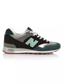 Замшевые кроссовки унисекс 577 New Balance, черный