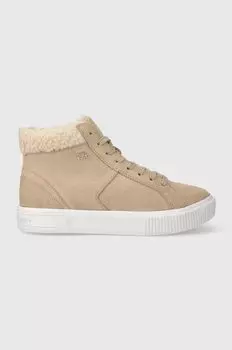 Замшевые кроссовки VULC SUEDE SNEAKER HI Tommy Hilfiger, бежевый