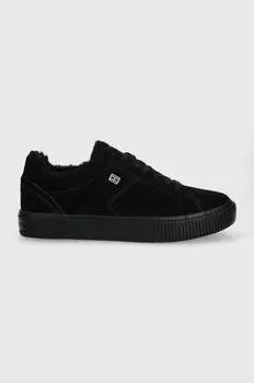 Замшевые кроссовки VULC SUEDE SNEAKER LO Tommy Hilfiger, черный