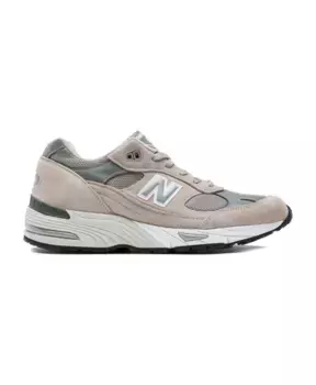 Замшевые кроссовки в сетку New Balance, бежевый