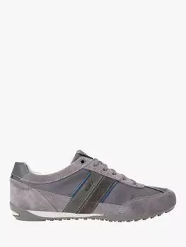 Замшевые кроссовки wells Geox, цвет Grey/Multi