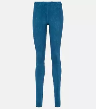 Замшевые леггинсы carolyn Stouls, синий