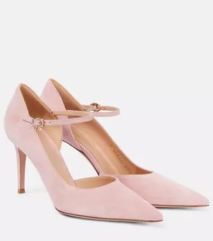 Замшевые лодочки Gianvito Rossi, Sakura
