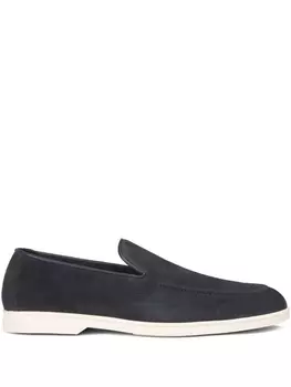 Замшевые лоферы Doucal's, синий