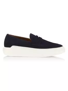 Замшевые лоферы Kashton 20 Giuseppe Zanotti, нави