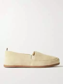Замшевые лоферы Mulo, песочный