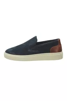 Замшевые лоферы с логотипом Gant, синий