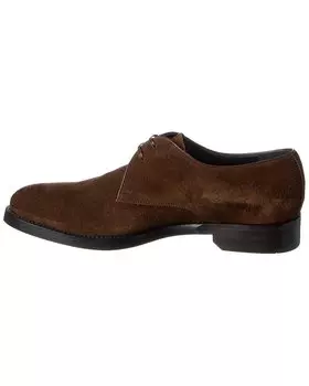 Замшевые лоферы Salvatore Ferragamo, коричневый