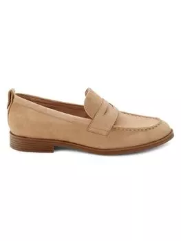 Замшевые лоферы Stassi Cole Haan, цвет Chestnut Blush