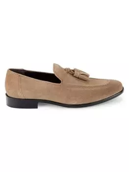 Замшевые лоферы Terrence с кисточками Saks Fifth Avenue, цвет Taupesued