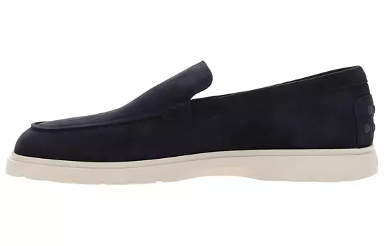 Замшевые мокасины без застежек Tod'S