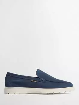Замшевые мокасины carty Barbour, синий