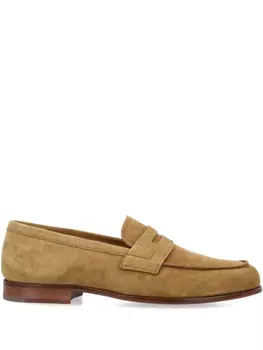 Замшевые мокасины Church's, коричневый