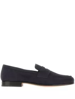 Замшевые мокасины Church's, синий